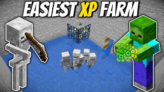 Easy Skeleton Spawner XP Farm  Minecraft 120 Tutorial [upl. by Amikahs]