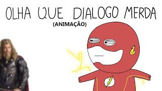 OLHA QUE DIALOGO MERD  Flash Animação [upl. by Mossolb]