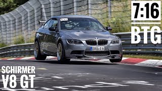 SCHIRMER BMW E92 M3  716 BTG  Nürburgring Nordschleife  Alex Hardt [upl. by Ramona]