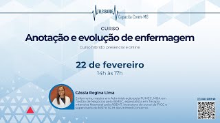 Curso de Anotação e Evolução de Enfermagem [upl. by Llemert580]