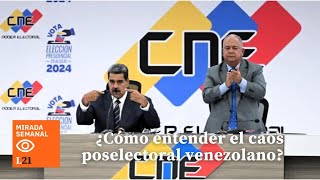 ¿Cómo entender el caos poselectoral venezolano  Mirada Semana [upl. by Condon738]