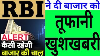 RBI ने दी बाजार को तूफानी खुशखबरी बाजार खुलने से पहले देखलो  12 August Nifty Bank Nifty Prediction [upl. by Yobybab48]