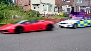 Le policier pensait pouvoir arrêter la Lamborghini ᗒ ͟ʖᗕ [upl. by Terryn]