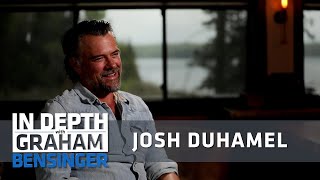 Josh Duhamel Allin mentality parents divorce and 29yearold wife  Full Interview [upl. by Yorgerg]