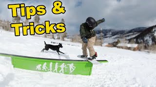 How to Frontside Boardslide  Snowboarding Guide [upl. by Porte]