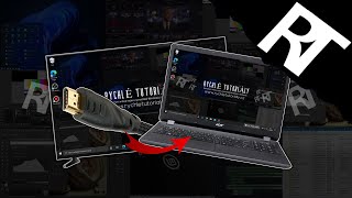 Jak propojit notebook s televizí  Jak připojit TV jako druhý monitor přes HDMI kabel návod [upl. by Lamp907]