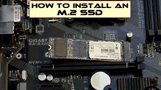 How To Install an M2 SSD [upl. by Rettuc156]