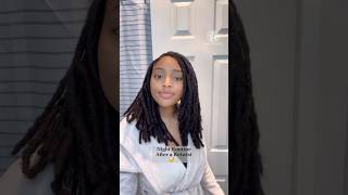 My Nighttime Loc Routine for Healthier Stronger Locs 😴 [upl. by Ahsiekel27]