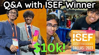 Meet ISEF 2023 Grand Prize Winner Rishabh Ranjan and Gopal Tadinada [upl. by Maker469]