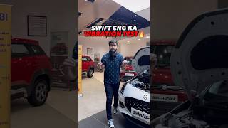 SWIFT CNG का VIBRATION TEST अलविदा BOTTLE🥲 marutisuzuki swift swiftcng swiftsport shorts [upl. by Greysun]