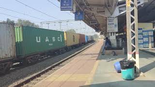 Trains at Chinchwad railway station in the city of Pune Maharashtra [upl. by Ibbed206]