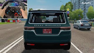 2024 Jeep Grand Wagoneer ❯ City Car Driving  Logitech G29 Gameplay [upl. by Ahtabat799]