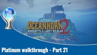 Oceanhorn 2 platinum playthrough part 21 quotQuite a viewquot and quotBounty Hunterquot trophies [upl. by Aveer887]