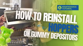 Hopper Reinstallation Easytofollow Tutorial for SaintyCo DM50X Gummy Depositor amp More Models [upl. by Anelaf]