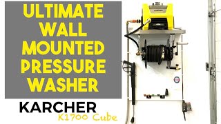 Auto Detailing Karcher Pressure Washer DIY Cleaning Project Garage Shop Wall Install MEKOH Hose Reel [upl. by Aivil]