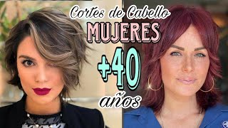 ✂️TENDENCIAS CABELLO 2024 ESTILOS y CORTES 💇‍♀️ de MODA para MUJERES de 40 años que más REJUVENECEN [upl. by Asiak]