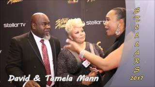 David and Tamela Mann Stellar Awards Interview [upl. by Etiuqal]