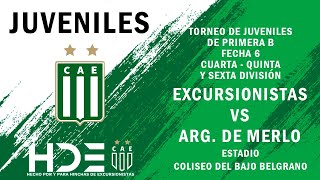 Excursionistas vs Argentino de Merlo  Fecha 6 [upl. by Shalne623]