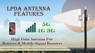 5G High Gain Log Periodic Antenna Setup Installatioon Guide  LPDA Antenna Manufacturer Dealer [upl. by Zippel515]