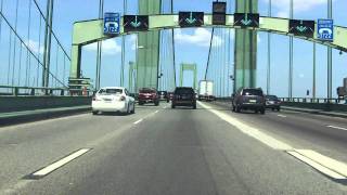 Delaware Memorial Bridge southbound [upl. by Ahseinaj]