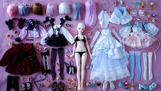 PRINCESS Cinderella Delia MYOU DOLL BJD Unboxing Dress Up [upl. by Leesen]