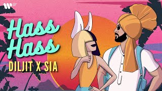 Hass Hass Official Video Diljit X Sia [upl. by Cichocki776]