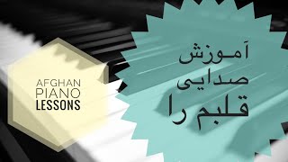 Sadaye qalbam haidar Salim piano tutorial آموزش آهنگ صدای قلبم [upl. by Einatsed]