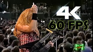 Megadeth  In My Darkest Hour 4K 60 FPS Live In Italy 1992 [upl. by Zea]