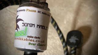 Review of Sonik Kables Mains Cable hifi audiophile leads cables uk britishmade music [upl. by Lapides49]