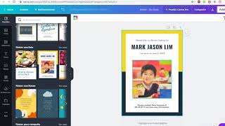 ¿Cómo hacer un afiche en Canva [upl. by Jamille118]