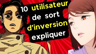 10 utilisateur de sort inversion Jujutsu Kaisen [upl. by Bettencourt]