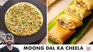 Moong Dal Ka Cheela  Quick amp Healthy Paneer Cheela  मूंग दाल और पनीर का चीला  Chef Sanjyot Keer [upl. by Yates]