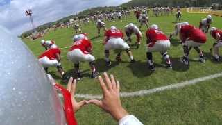 2013 Lobo Football  LoboTV Helmet Cam QB Cole Gautsche [upl. by Mattland619]