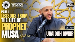 Part 1 Lessons From the Life of Prophet Musa AS  Ustadh Ubaidah Omar  Darus Salam Mosque [upl. by Codi]