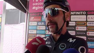 Fernando Gaviria  Interview at the start  Stage 18  Giro dItalia 2024 [upl. by Azilef590]