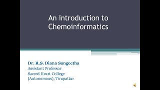 Chemoinformatics [upl. by Skipp]