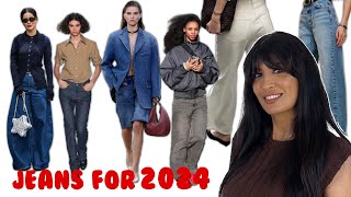 JEANS WE ARE WEARING IN 2024  LATEST JEANS TRENDS 2024 [upl. by Lybis]