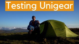 Unigear Camfy Trail 1c sleeping bag and Camfy P3 air mat review [upl. by Isabella]