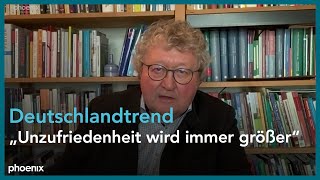 Sonntagsfrage im Deutschlandtrend Einordnung von Politikwissenschaftler Prof Werner J Patzelt [upl. by Hussar]