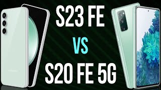 S23 FE vs S20 FE 5G Comparativo amp Preços [upl. by Tartan]