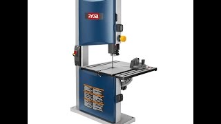 Ryobi BS904 9 Inch Bench Top Band Saw Cutting Aluminum [upl. by Yaja391]