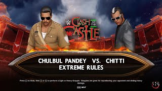 CHULBUL PANDEY VS CHITTI ROBOT  WWE2K23  GAMEPLAY  DELHIHOOD GAMER [upl. by Richart]