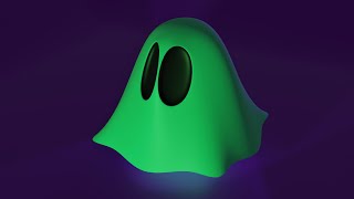 Blender Tutorials How to make a Ghost Blender 29 [upl. by Noryk]