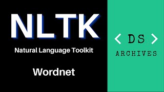 Part  9 How to use Wordnet in NLTK with python Natural Language Toolkit Tutorial [upl. by Aikyn]