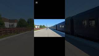 SJ reg nach Hallsberg Rc6 Vorbeifahrt an Bro station zug shorts cupcat [upl. by Garibull458]