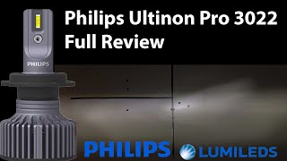 Philips Ultinon PRO 3022 LED H7 TEST REVIEW – Valeo Hella Reflector Projector [upl. by Enahpets]