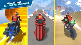 Game🎯name👉🏻GT Moto Stunt 3D Driving Game  Best Game Android play store Gaming  offline🎮Games [upl. by Linnette164]