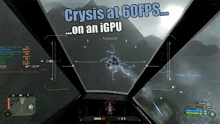 17 years after launch and we no longer need a graphics card to quotmax outquot Crysis [upl. by Nnylyam]