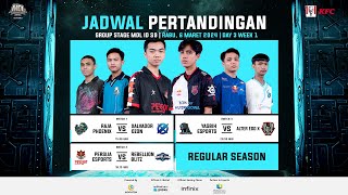 🔴LIVE  MDL ID S9  Regular Season  Hari 3 Minggu 1 [upl. by Renruojos]