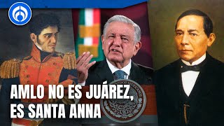 Germán Martínez ve más parecido de AMLO con Santa Anna que con Juárez [upl. by Kinnie]